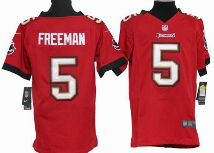 Nike Red youths Tampa Bay Buccaneers 5 Josh Freeman Game Jersey